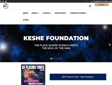 Tablet Screenshot of keshefoundation.com